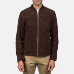 The Dravox Heritage Suede Bomber Jacket