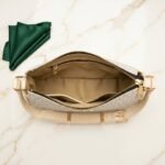 Dravox Monogram Leather Shoulder Bag - Image 3