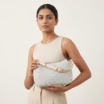 Dravox Monogram Leather Shoulder Bag