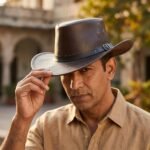 Dravox Premium Outbacker Leather Bush Hat