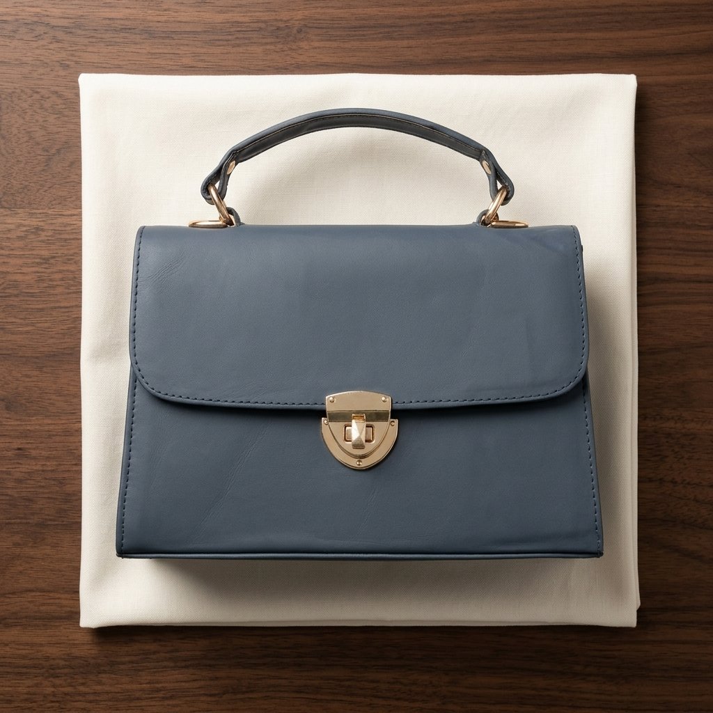 The Dravox Leather Windsor Top-Handle Satchel Ladies Hand Bag - Image 1