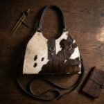 The Dravox Leather Hand Bag Hair-On Satchel