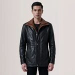 Dravox Connor Black Leather Coat - Image 3